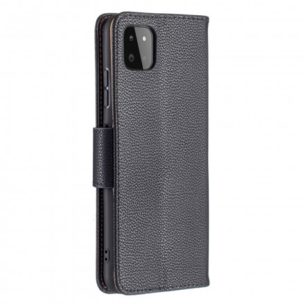 Samsung Galaxy A22 5G Litchi Tasche Oblique Klappe
