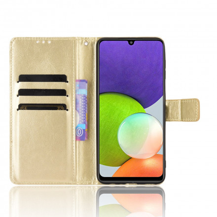 Hülle Samsung Galaxy A22 4G Kunstleder Flashy Hülle Samsung Galaxy A22 4G Kunstleder Flashy