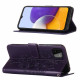 Samsung Galaxy A22 5G Schmetterling Design Tasche mit Trageriemen