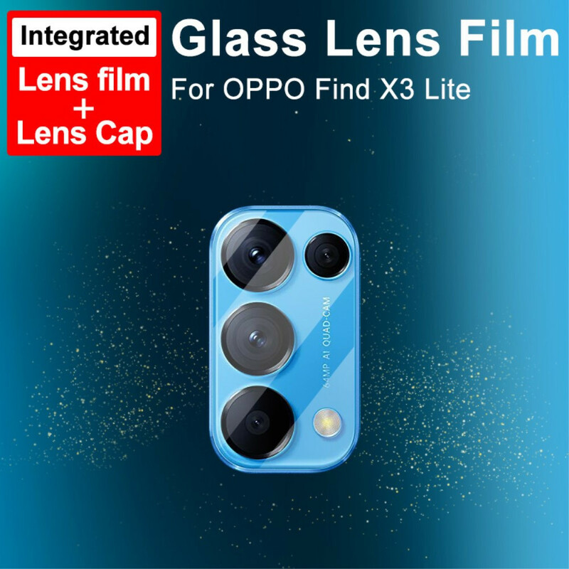 Schutzlinse aus gehärtetem Glas für Oppo Find X3 Lite IMAK