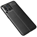 Oppo Find X3 / X3 Pro Cover Lederoptik Litschi Double Line