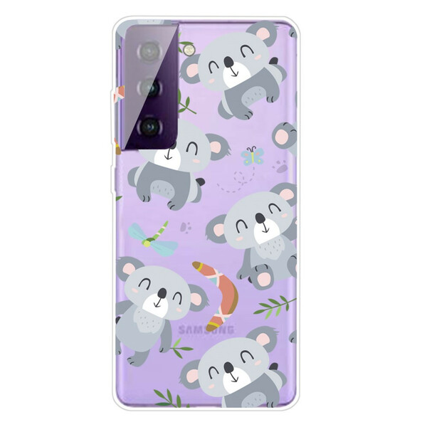 Samsung Galaxy S21 FE Cover Niedliche Koalas