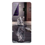 Samsung Galaxy S21 FE Cover Ernest der Tiger