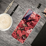 Samsung Galaxy S21 FE Cover Intensive Flowers