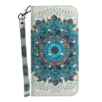 Samsung Galaxy S21 FE Magistral Mandala Tasche mit Riemen