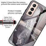 Samsung Galaxy S21 FE Cover Panzerglas Ernest der Tiger