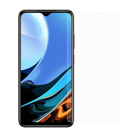 Schutz aus gehärtetem 2.5D Glas für das Display des Xiaomi Redmi 9T / Note 9