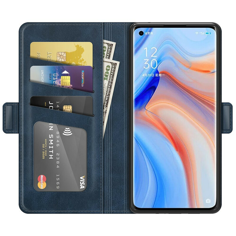 Oppo Find X3 Neo Hülle Klassische Doppelklappe Oppo Find X3 Neo Hülle Klassische Doppelklappe