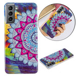 Samsung Galaxy S21 FE Mandala Colored Fluorescent Cover