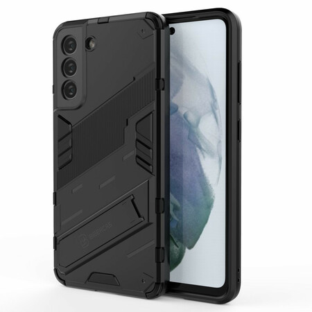 Samsung Galaxy S21 FE Cover Abnehmbare Halterung Zwei Positionen Freihändig