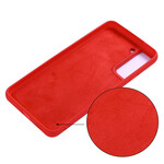 Samsung Galaxy S21 FE Liquides Silikon Cover mit Lanyard