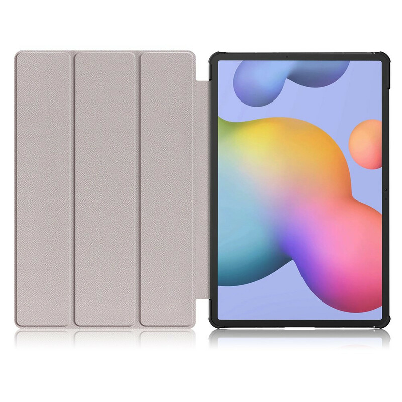 Smart Case Samsung Galaxy Tab S7 FE Verstärkt Schmetterlinge und Blumen