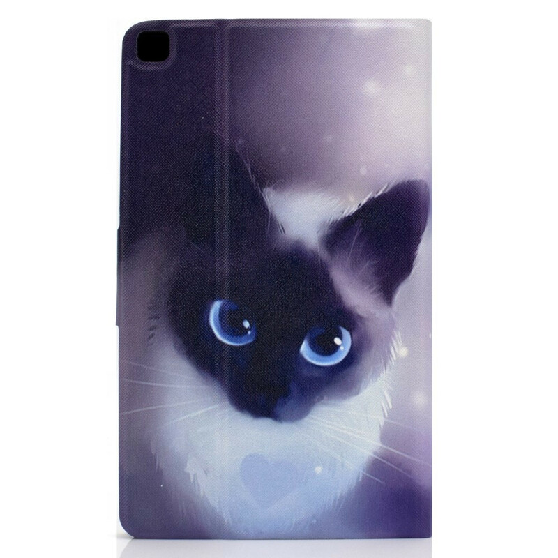 Hülle Samsung Galaxy Tab A7 Lite Katze Blau Augen