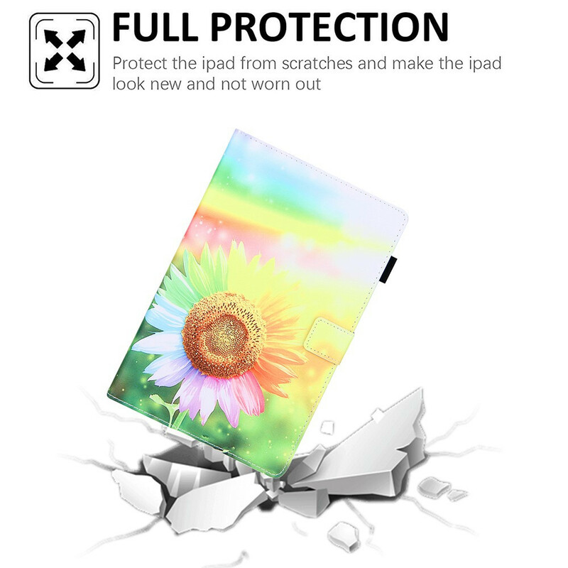 Samsung Galaxy Tab A7 Lite Hülle Blumen in der Sonne