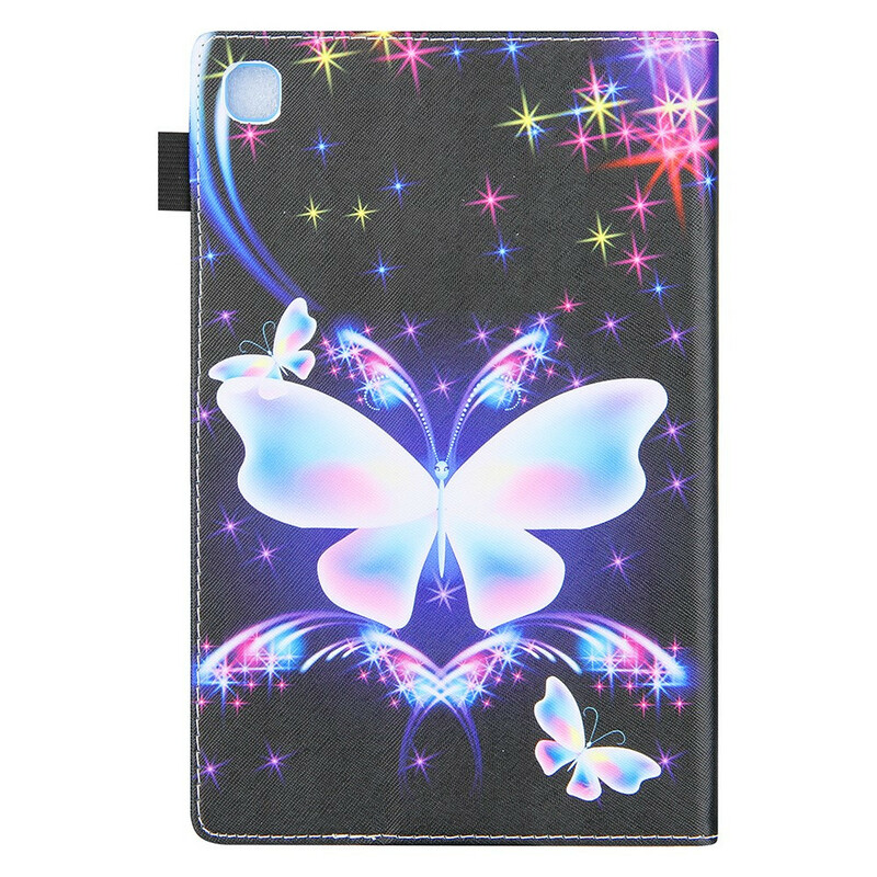 Samsung Galaxy Tab A7 Lite Hülle Schmetterlinge Sterne