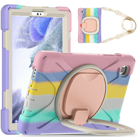 Samsung Galaxy Tab A7 Lite Multi-Funktions-Cover Schulterriemen Color
