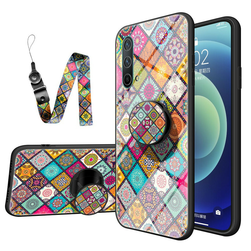 OnePlus Nord CE 5G Cover Magnetische Halterung Patchwork