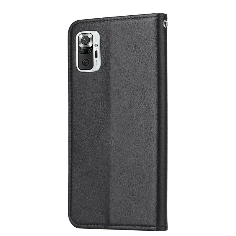 Flip Cover Xiaomi Redmi Note 10 / Note 10s Kunstleder Kartenhalter