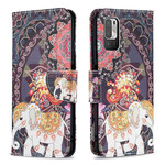 Xiaomi Redmi Note 10 5G / Poco M3 Pro 5G Hülle Indischer Elefant