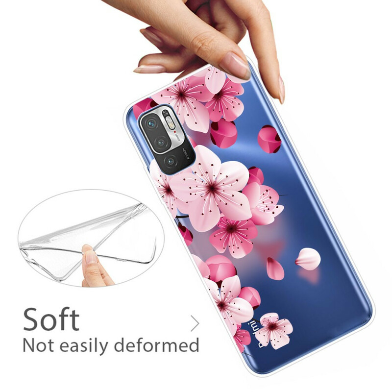 Xiaomi Redmi Note 10 5G / Poco M3 Pro 5G Cover Kleine Rosenblüten