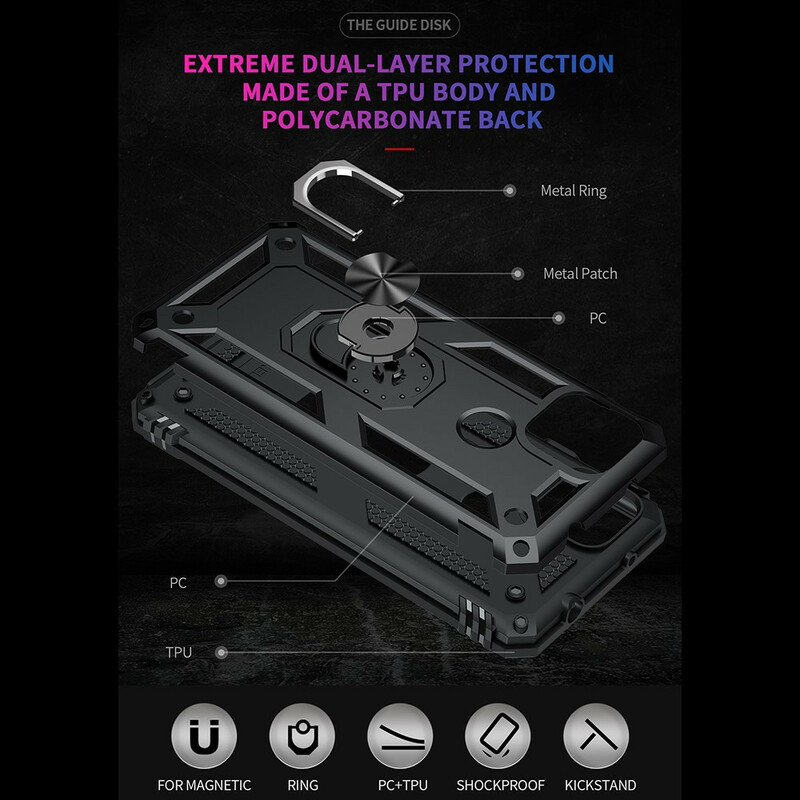 Google Pixel 5A 5G Ring Premium Cover