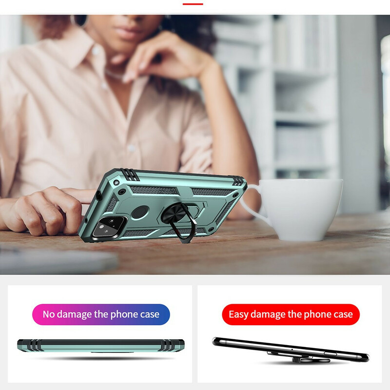 Google Pixel 5A 5G Ring Premium Cover