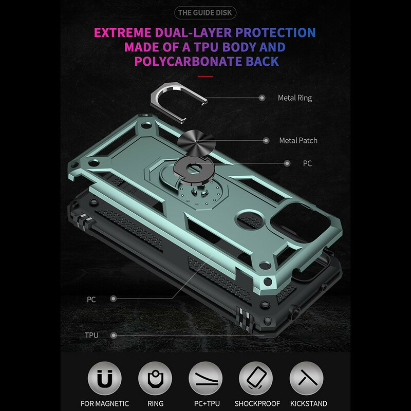 Google Pixel 5A 5G Ring Premium Cover