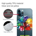 Transparentes iPhone 13 Pro Max Cover Aquarell-Baum