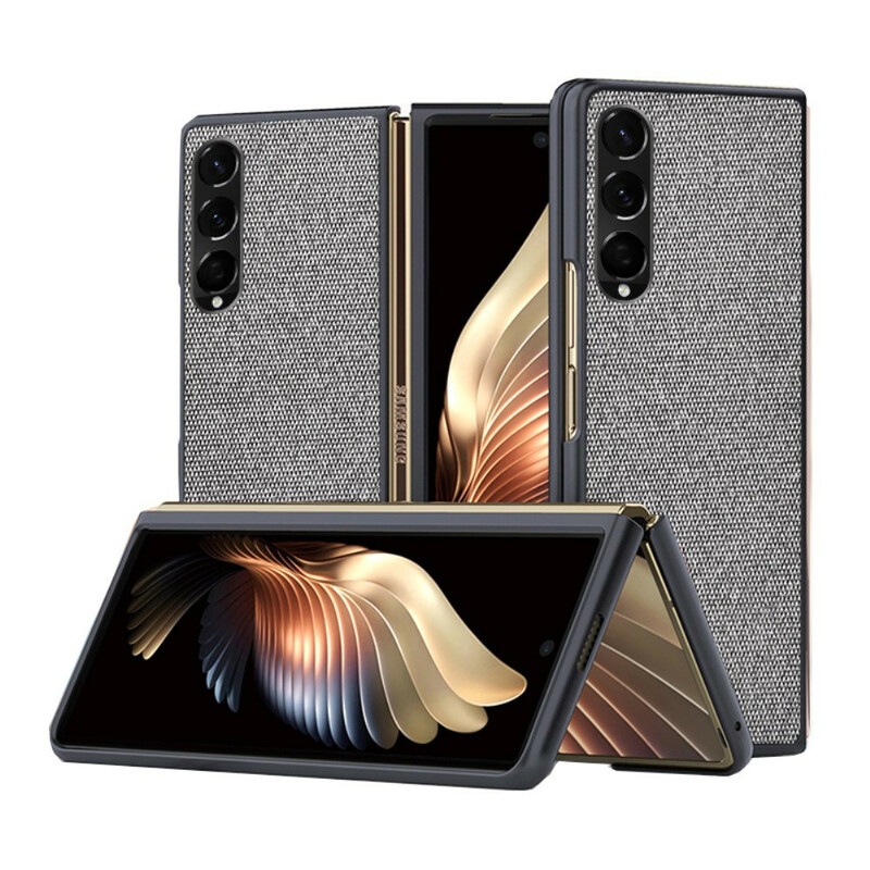Samsung Galaxy Z Fold 3 5G Hülle mit strukturiertem Ledereffekt