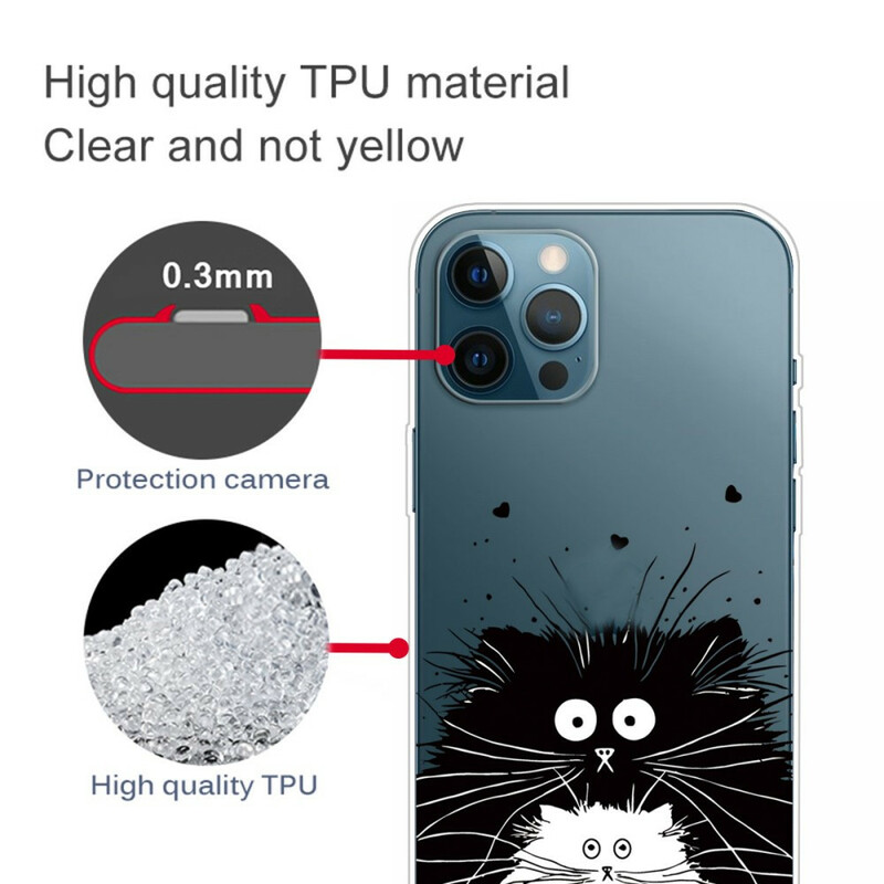 iPhone 13 Pro Cover Schau dir die Katzen an