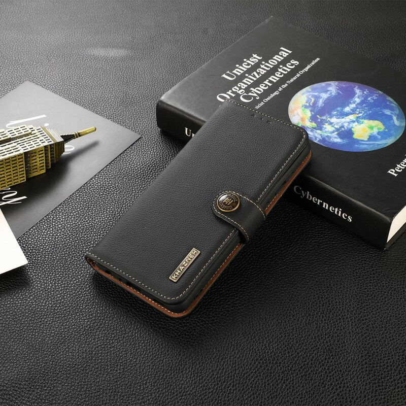 Hülle iPhone 13 Pro Echtleder KHAZNEH RFID Hülle iPhone 13 Pro Echtleder KHAZNEH RFID