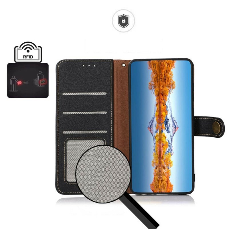 Hülle iPhone 13 Pro Echtleder KHAZNEH RFID Hülle iPhone 13 Pro Echtleder KHAZNEH RFID