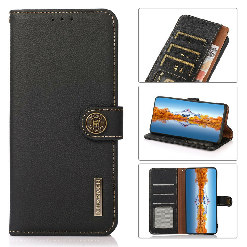 Hülle iPhone 13 Pro Echtleder KHAZNEH RFID Hülle iPhone 13 Pro Echtleder KHAZNEH RFID