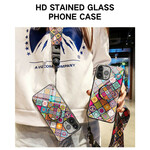 iPhone 13 Pro Cover Magnetische Halterung Patchwork