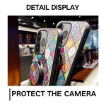 iPhone 13 Pro Cover Magnetische Halterung Patchwork