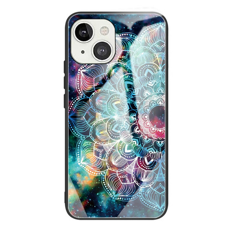 iPhone 13 Tempered Glass Mandala Cover