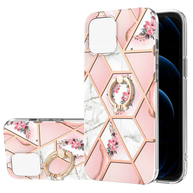iPhone Cover 13 Ring-Ständer Blumen
