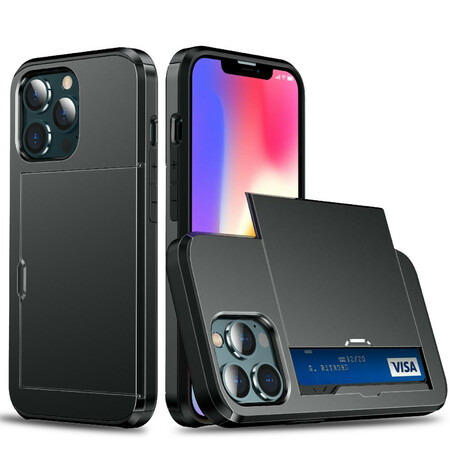 Cover iPhone 13 Kartenhalter mit Reißverschluss