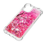 iPhone Cover 13 Baum Glitzer