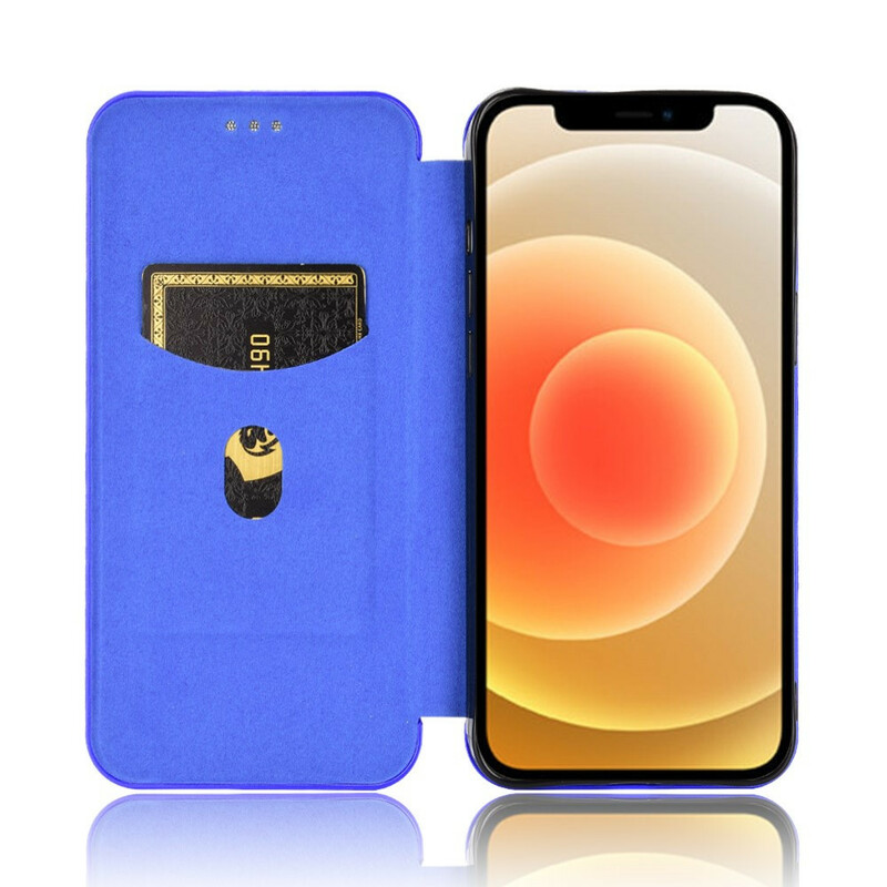 Flip Cover iPhone 13 Kohlefaser