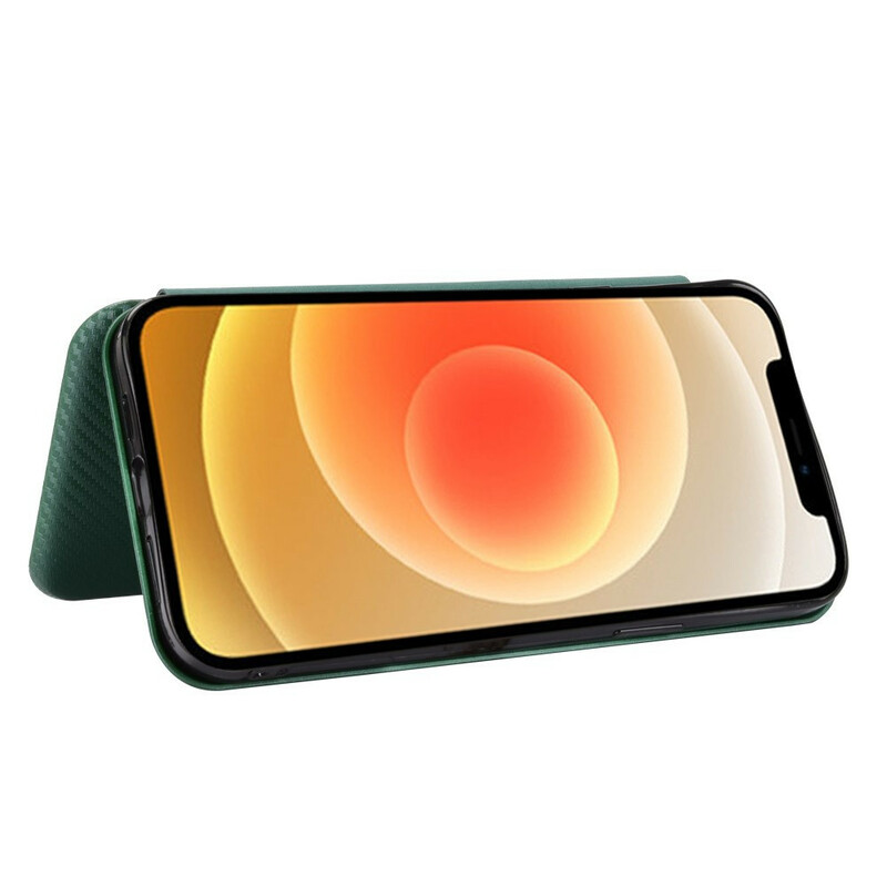 Flip Cover iPhone 13 Kohlefaser