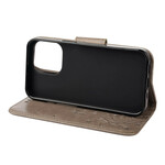 iPhone 13 Hülle Schmetterlinge und Blumen