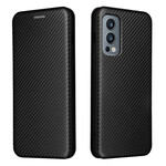 Flip Cover OnePlus Nord 2 5G Silikon Carbon Farbig