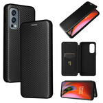 Flip Cover OnePlus Nord 2 5G Silikon Carbon Farbig