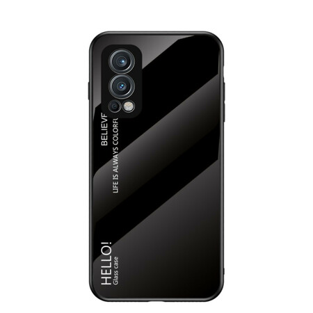 OnePlus Nord 2 5G Panzerglas Cover Hello