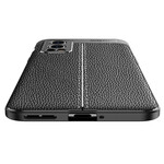 Cover OnePlus Nord 2 5G Litschi-Leder-Effekt Double Line