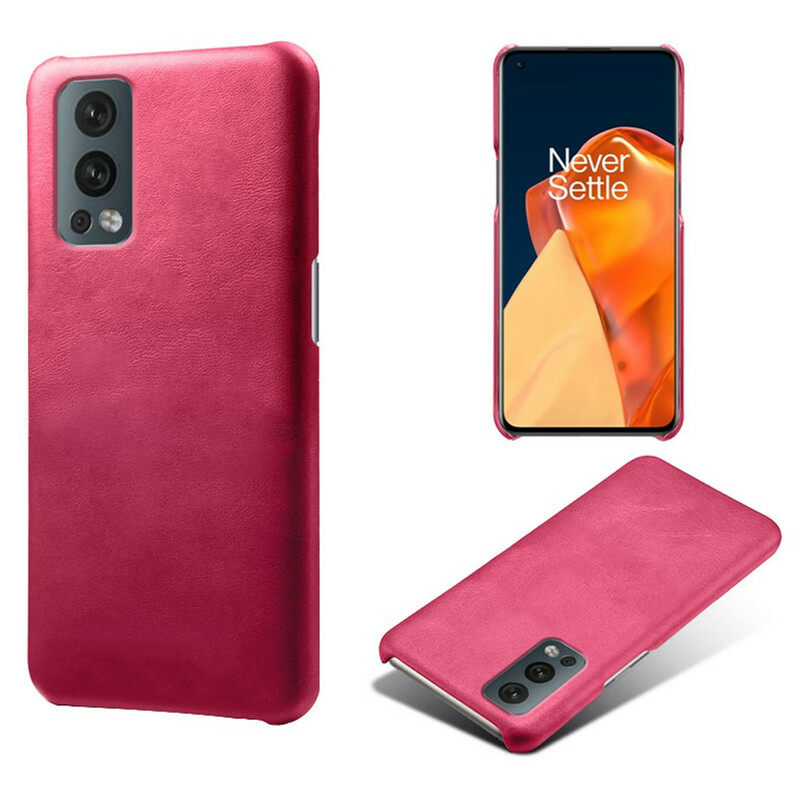 OnePlus Nord 2 5G Cover Leder-Effekt KSQ