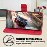 iPhone 13 Hülle Schmetterlinge und Blumen mit Riemen