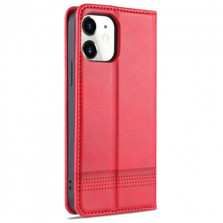 Flip Cover iPhone 13 Style Leder AZNS