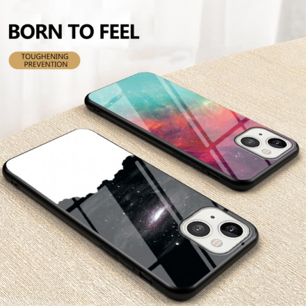iPhone 13 Panzerglas Cover Starry Sky